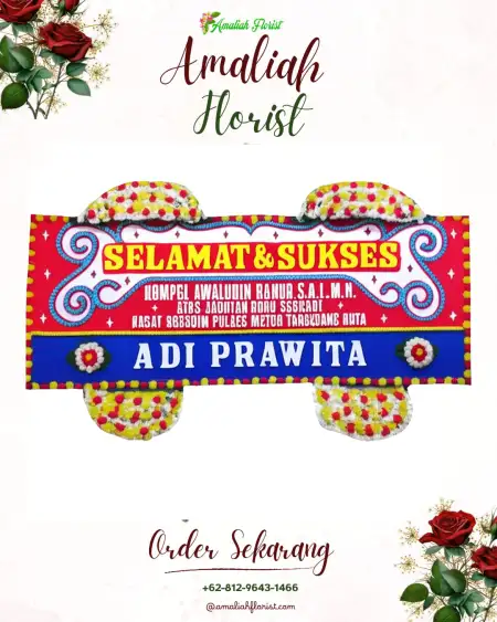 Papan Bunga Ucapan Selamat Ngarus